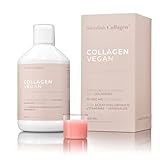 Swedish Collagen - Collagen Vegan 500 ml de colágeno líquido | 10.000 mg de aminoácidos veganos, con ácido hialurónico, vitaminas y minerales para cabello, piel y uñas