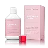 Swedish Collagen - Collagen Deluxe 500 ml de colágeno líquido | 12.500 mg de colágeno marino, con ácido hialurónico, vitaminas y minerales para cabello, piel y uñas