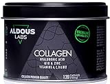 120 Cápsulas Colágeno con Ácido Hialurónico + Coenzima Q10 + Vitaminas A, C, D y B12 + Zinc | Energía y Articulaciones Fuertes | Colágeno Hidrolizado | 750mg | Fabricado en España
